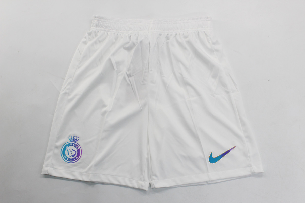 AAA Quality Al-Nassr 23/24 Third White Soccer Shorts